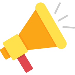 Megaphone with Sound Lines