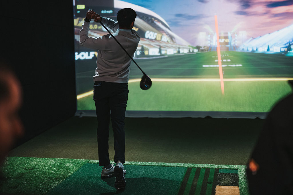 golf simulator swing analysis